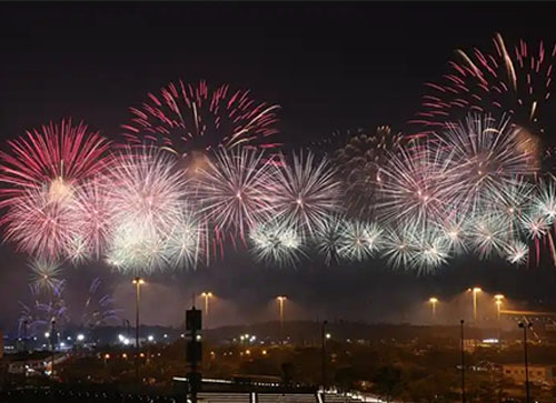 鹤庆县焰火晚会